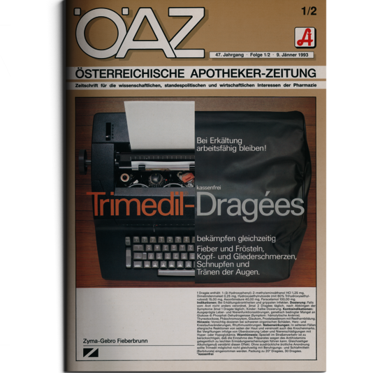 Cover der ersten und zweiten Ausgabe des 47. Jahrgangs der ÖAZ vom Jahr 1993.