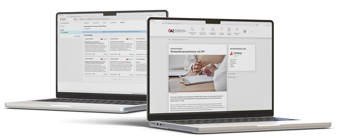 Bild Laptop von ÖAZonline und Austria-Codex Online