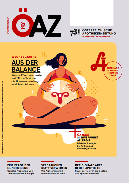 Cover der vierten Ausgabe des 75. Jahrgangs der ÖAZ